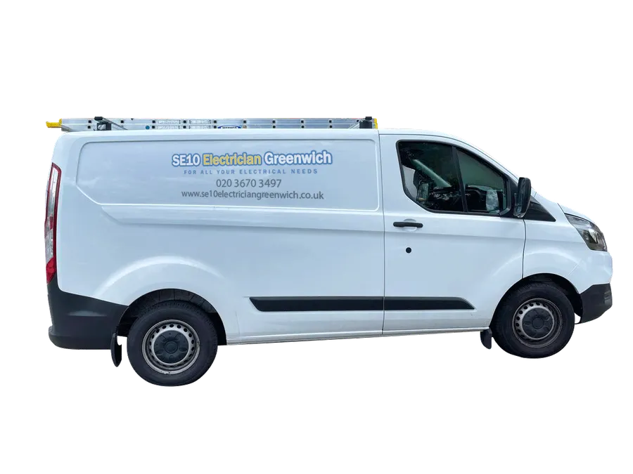 SE10 Electrician Greenwich van